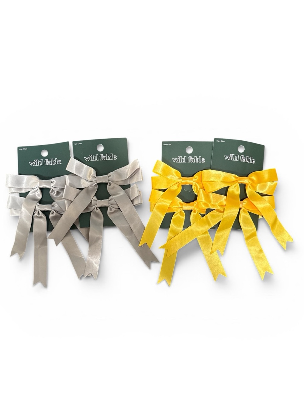 Set of 2 Bow Hair Barrettes You Choose